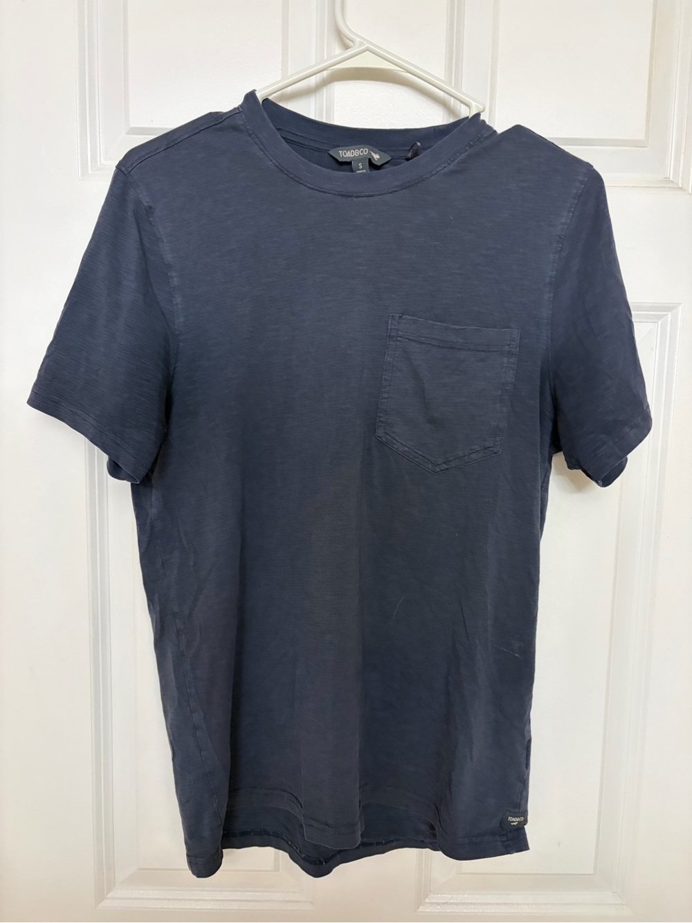 Toad&Co Tempo Crew Pocket Tee True Navy